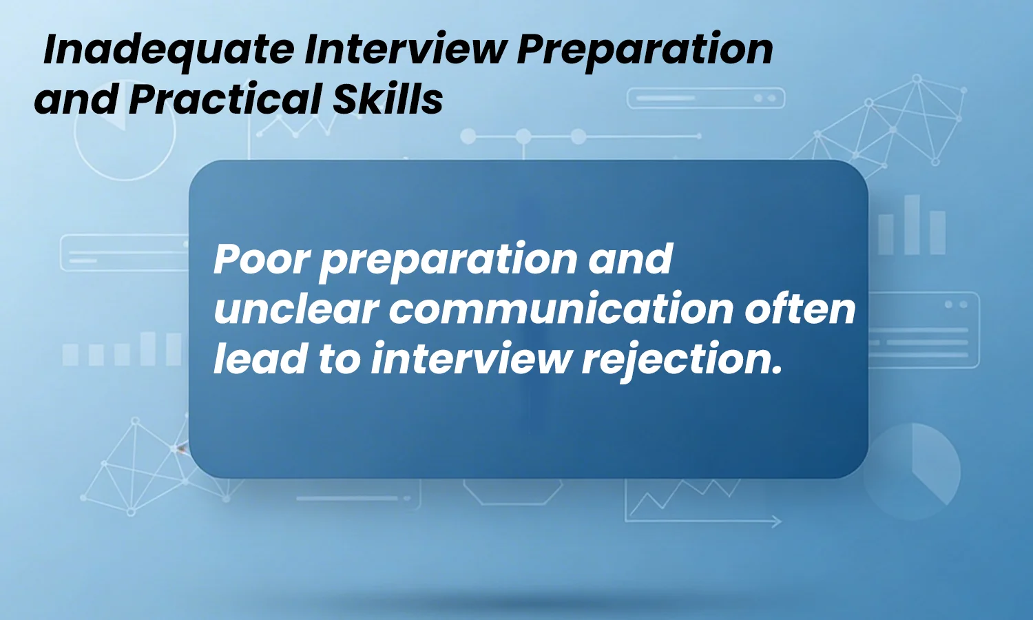 private bank interview mistakes