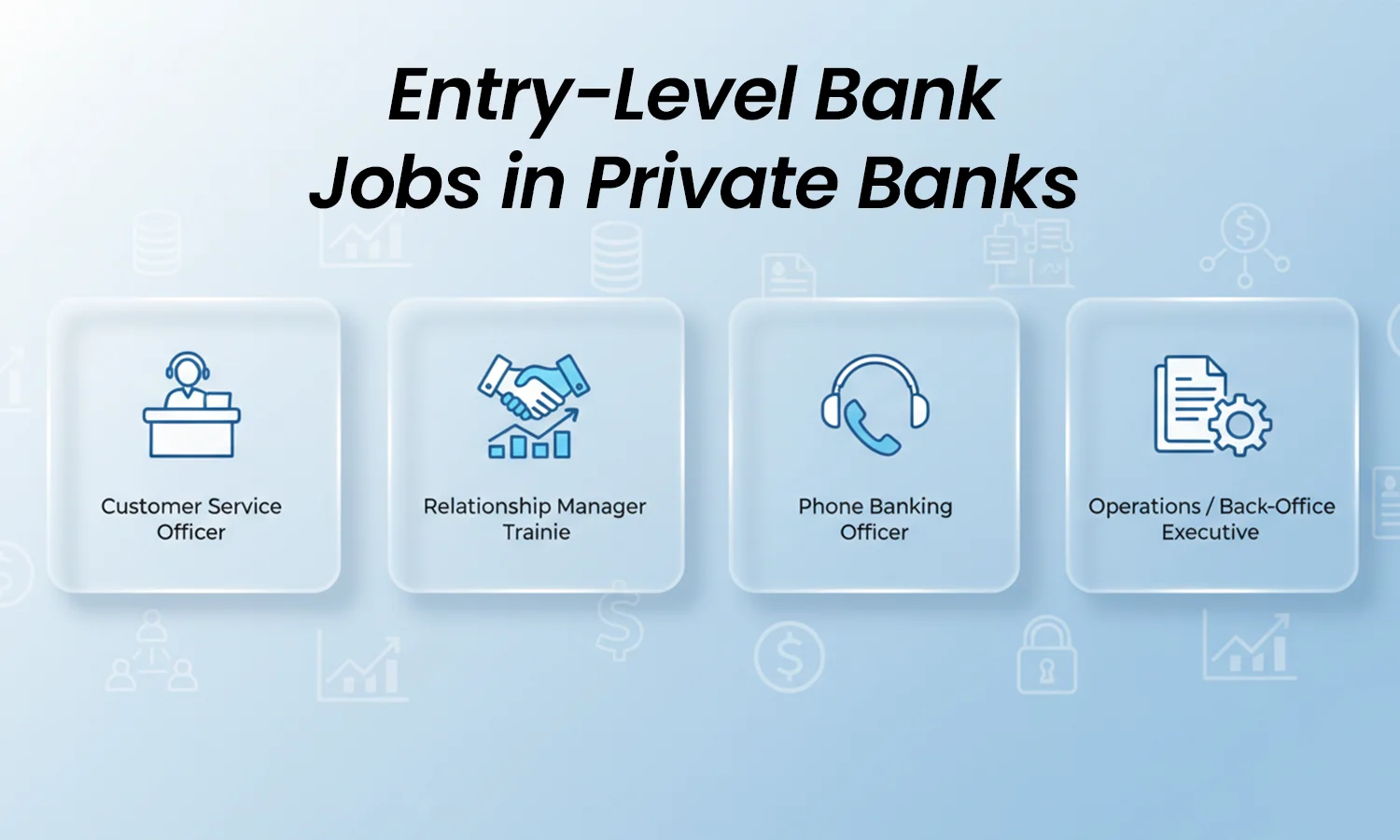 types of bank jobs
